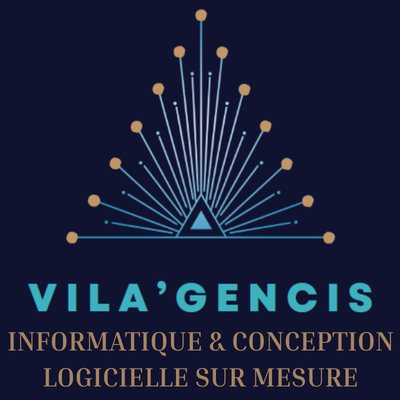 Logiciels sur mesure, montage PC, matériel et services informatiques pour pros et particuliers Logo du département Développement et intégration de solutions numériques de VILA’GENCIS
